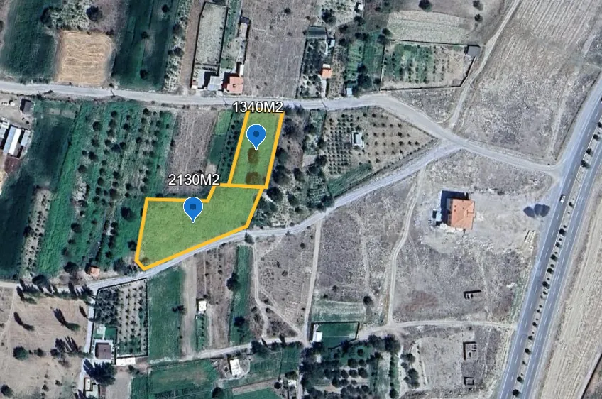 DEVELİ POLAT GAYRİMENKUL- GÜNEYAŞAĞI MAH İKLİMYA ARKASINDA SATILIK 2 PARÇA BAĞ-BAHÇE