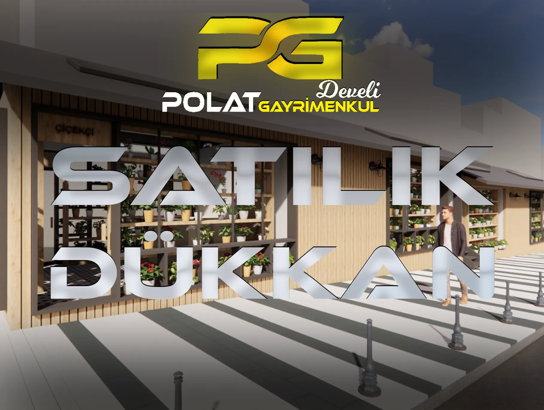 DEVELİ POLAT GAYRİMENKUL-ÇARŞI MERKEZDE İŞ MERKEZİ İÇERİSİNDE SATILIK DÜKKAN